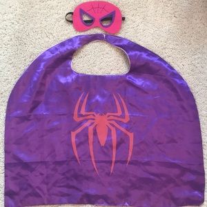 Costume: Spider Girl Cape and Mask